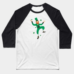 SAINT PATRICK'S LEPRECHAUN Baseball T-Shirt